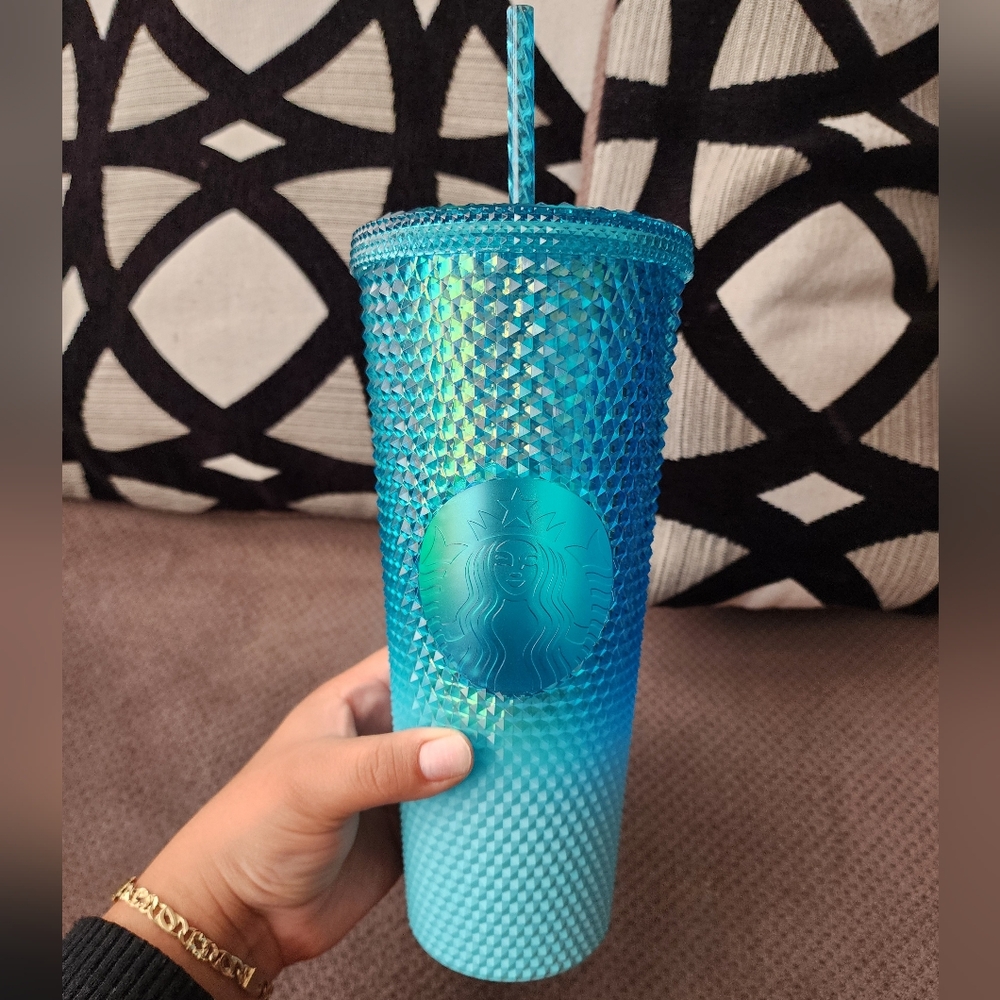 Starbucks Blue Iridescent Ombre Tumbler 🩵